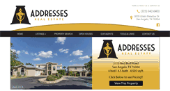 Desktop Screenshot of addressesrealestate.com